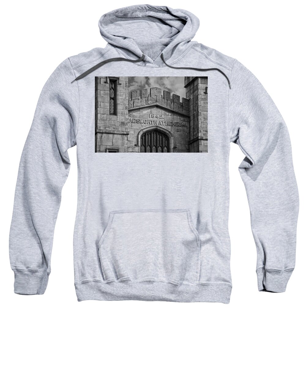 Connecticut Sweatshirt featuring the photograph Wadsworth Atheneum by Phil Cardamone