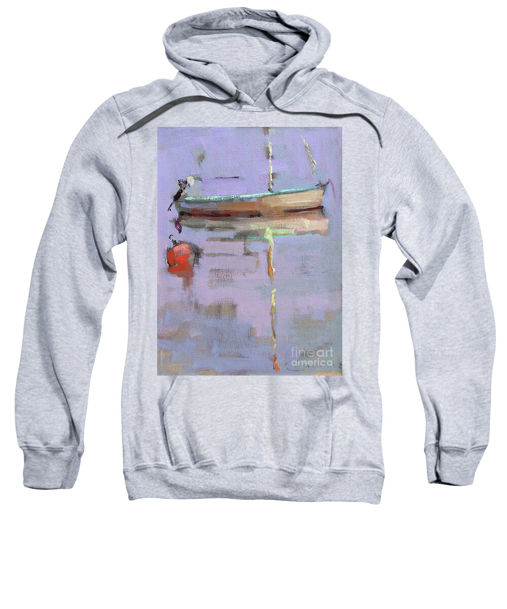 Lenno Sweatshirt featuring the painting Passages by Jerry Fresia