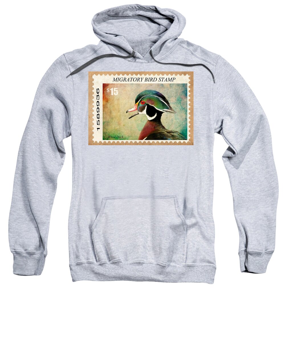 Drakes Sweatshirt featuring the photograph Waterfoul Stamp by Steve McKinzie