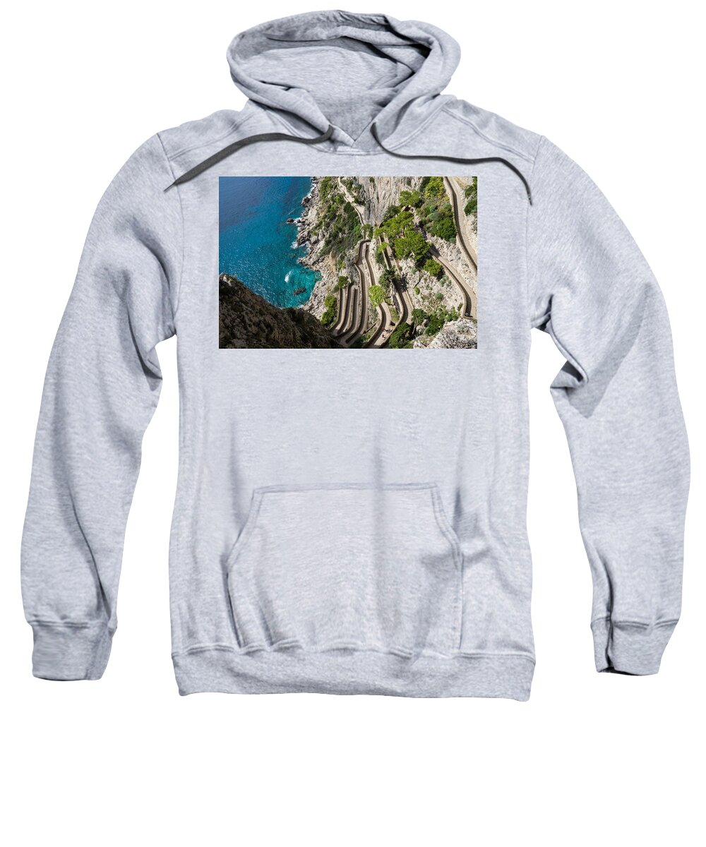 Via Krupp Sweatshirt featuring the photograph What It Takes to Get to the Beach Sometimes... by Georgia Mizuleva