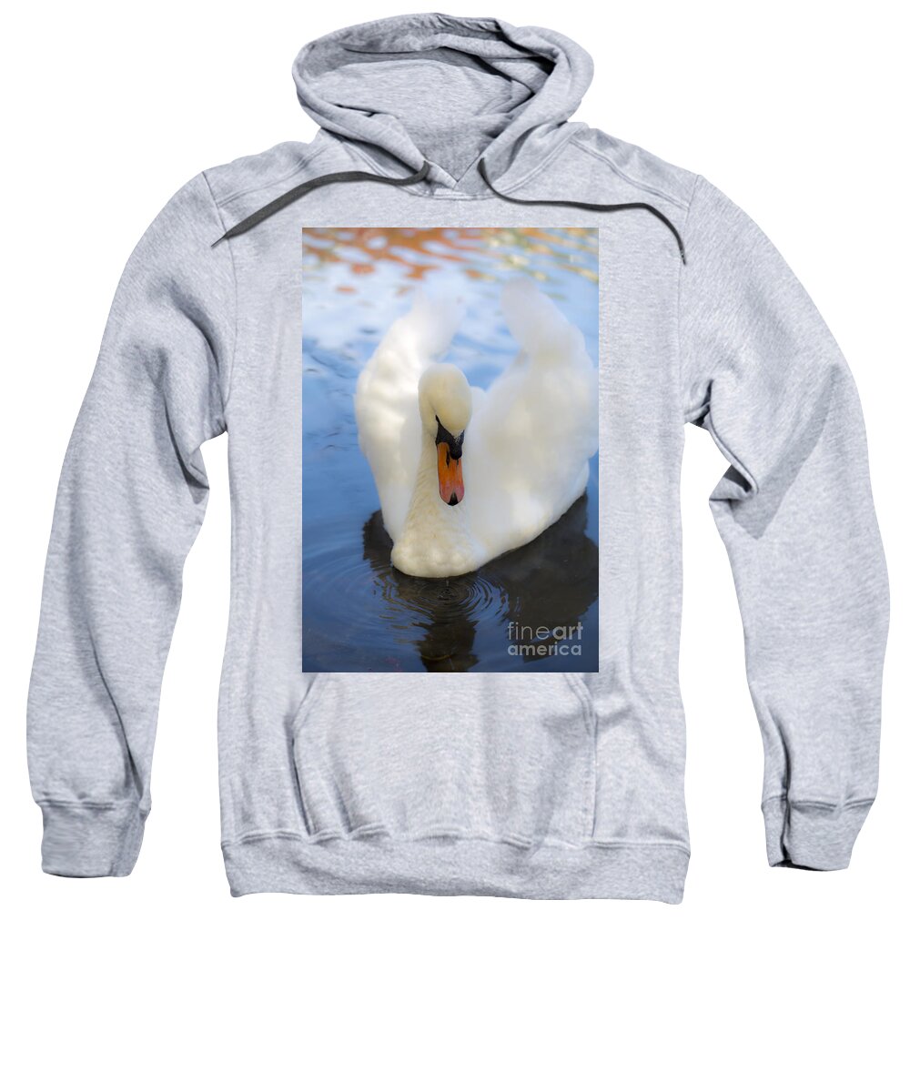 Swan Sweatshirt featuring the photograph Serenity #1 by Leslie Leda