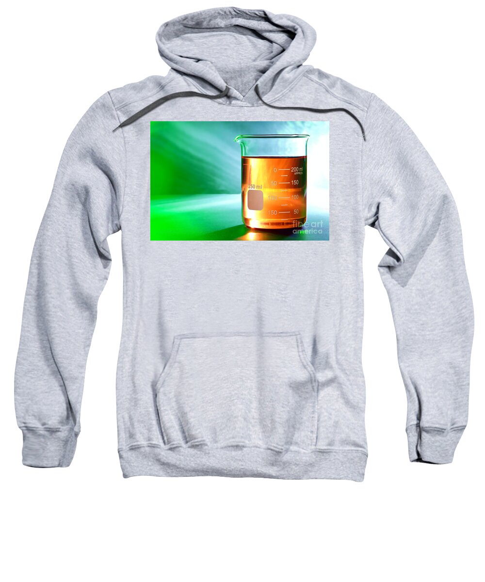 Amber Sweatshirt featuring the photograph Laboratory Equipment in Science Research Lab #4 by Science Research Lab