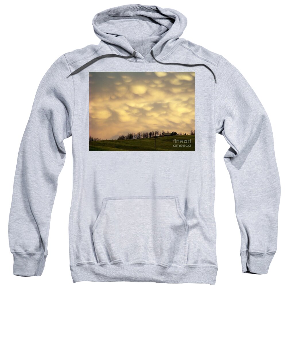 Storm Clouds Sweatshirt featuring the photograph After the Storm by Dorrene BrownButterfield