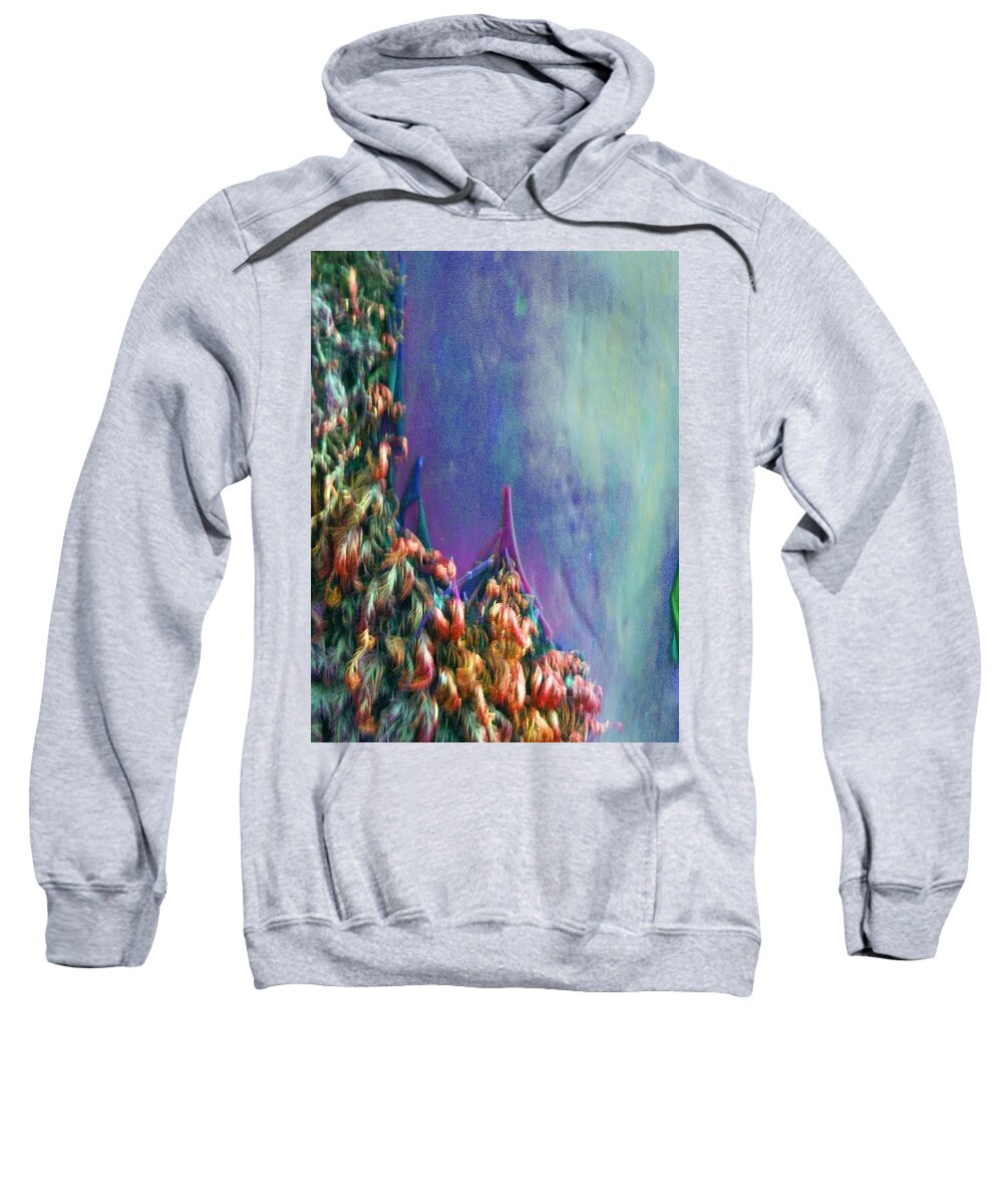 Nature Sweatshirt featuring the digital art Ancesters by Richard Laeton