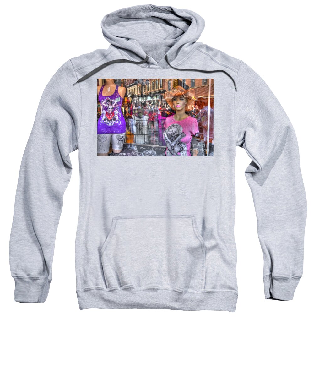Reflections Sweatshirt featuring the photograph Pretty Pink And Dangerous by Anthony Wilkening