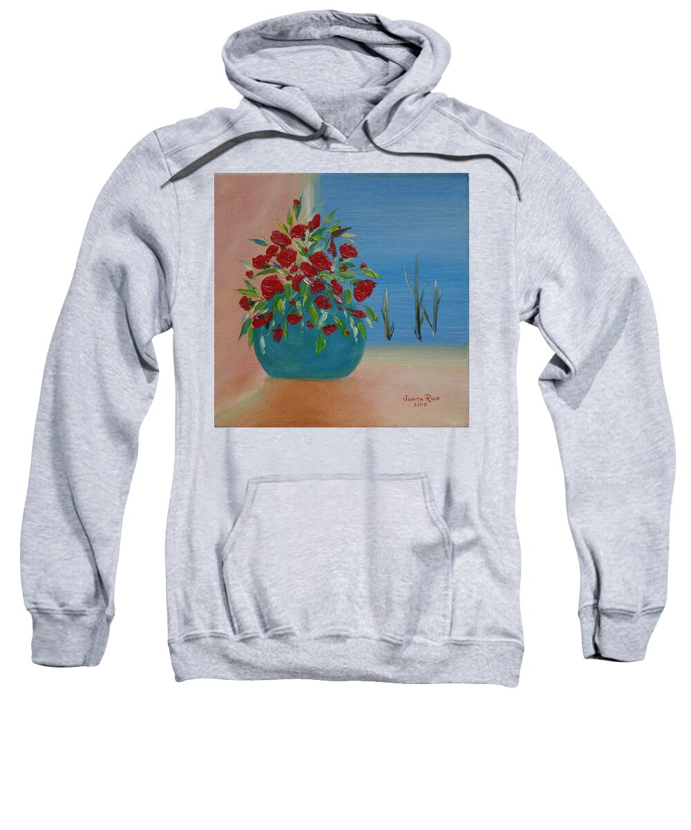 Landscape Sweatshirt featuring the painting Southwestern 1 by Judith Rhue