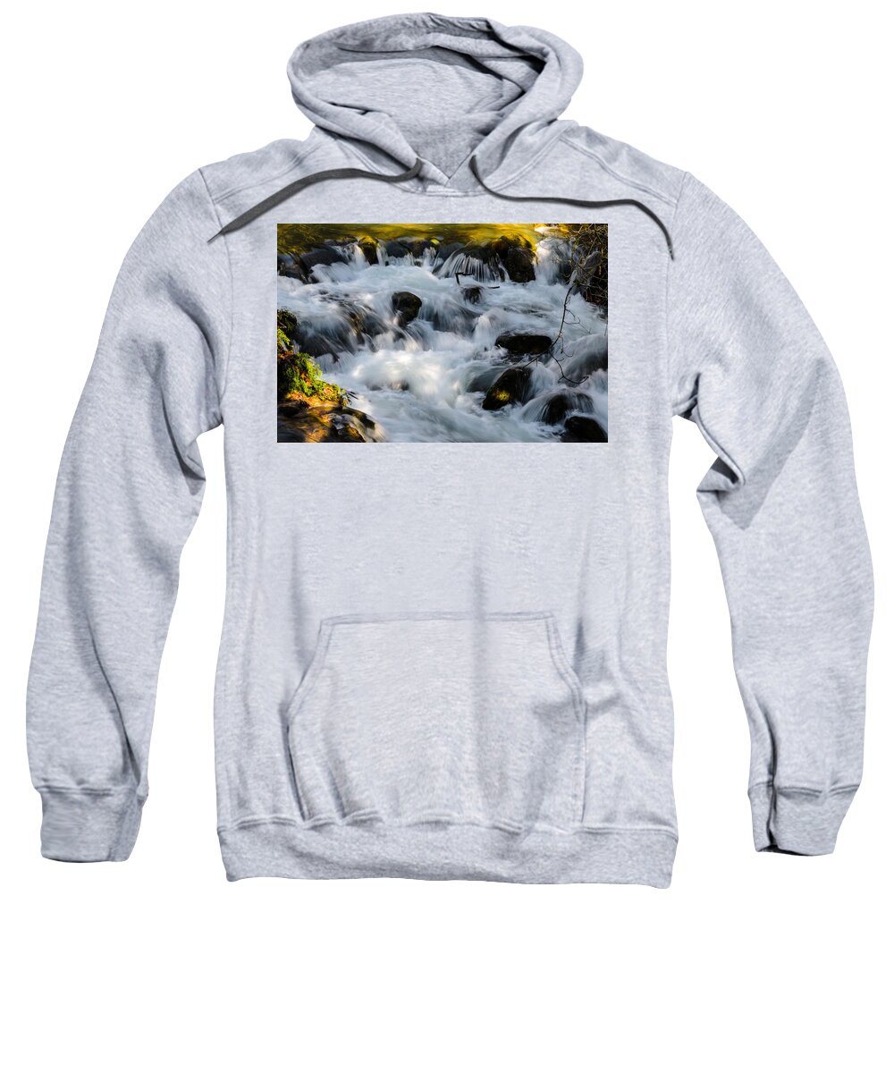 Stream Sweatshirt featuring the photograph Stream by Michael Goyberg