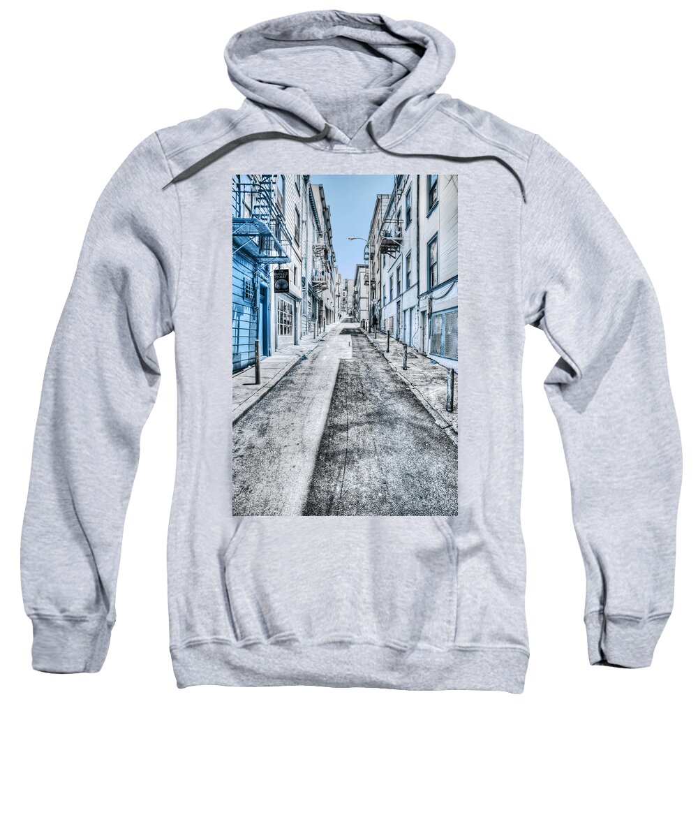 Telegraph Hill Blue Adult Pull-Over Hoodie for Sale by Scott Norris