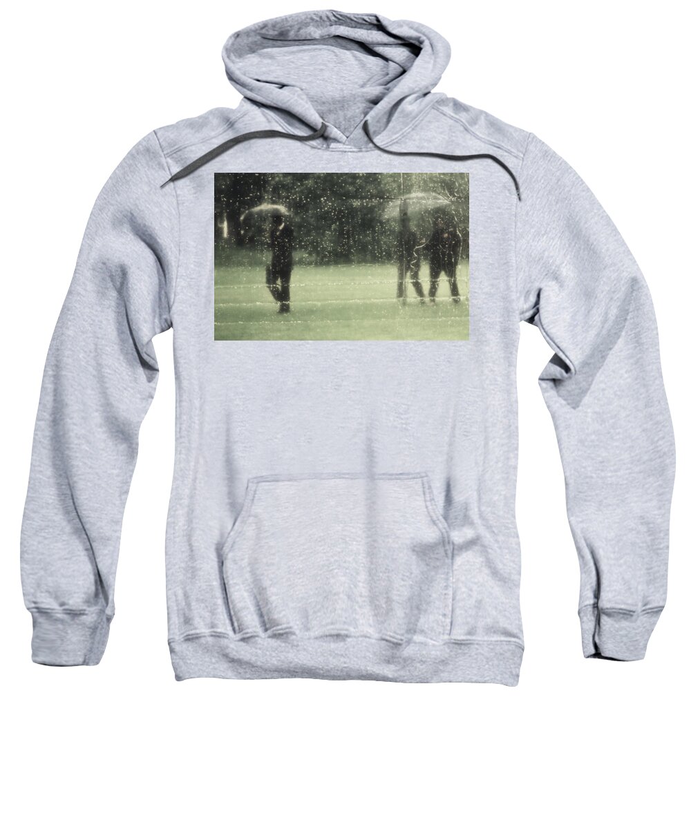 Rain Sweatshirt featuring the photograph The Rain Shower by Marysue Ryan