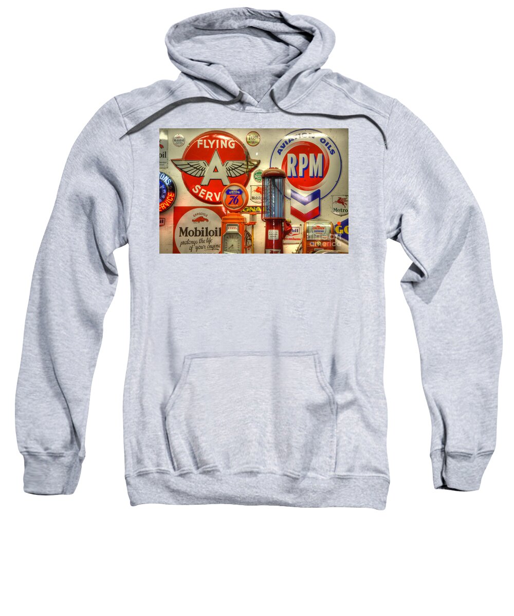 Antiques Sweatshirt featuring the photograph Vintage Signs 1 by Bob Christopher