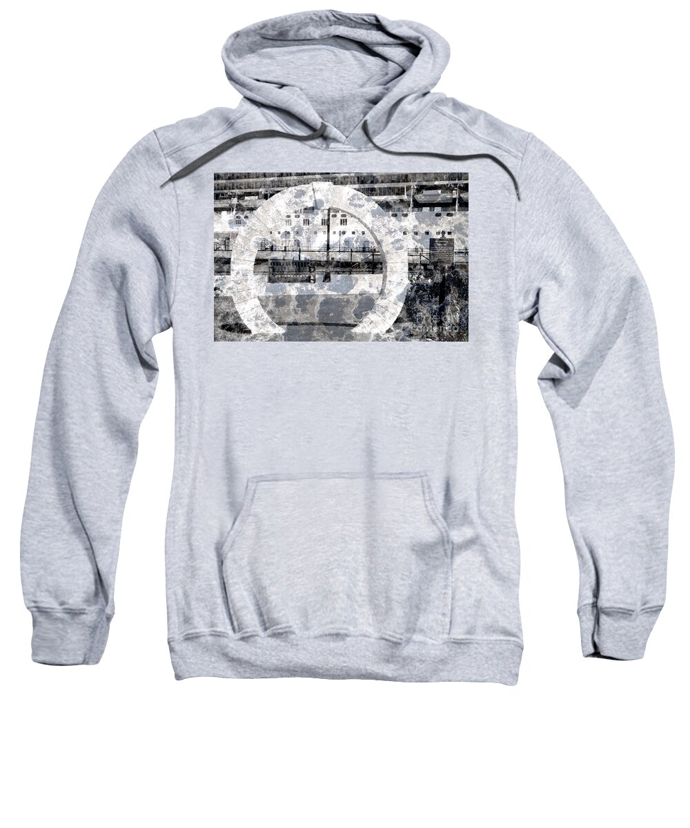 Moongate Sweatshirt featuring the photograph Welcome to the Moon by Luke Moore