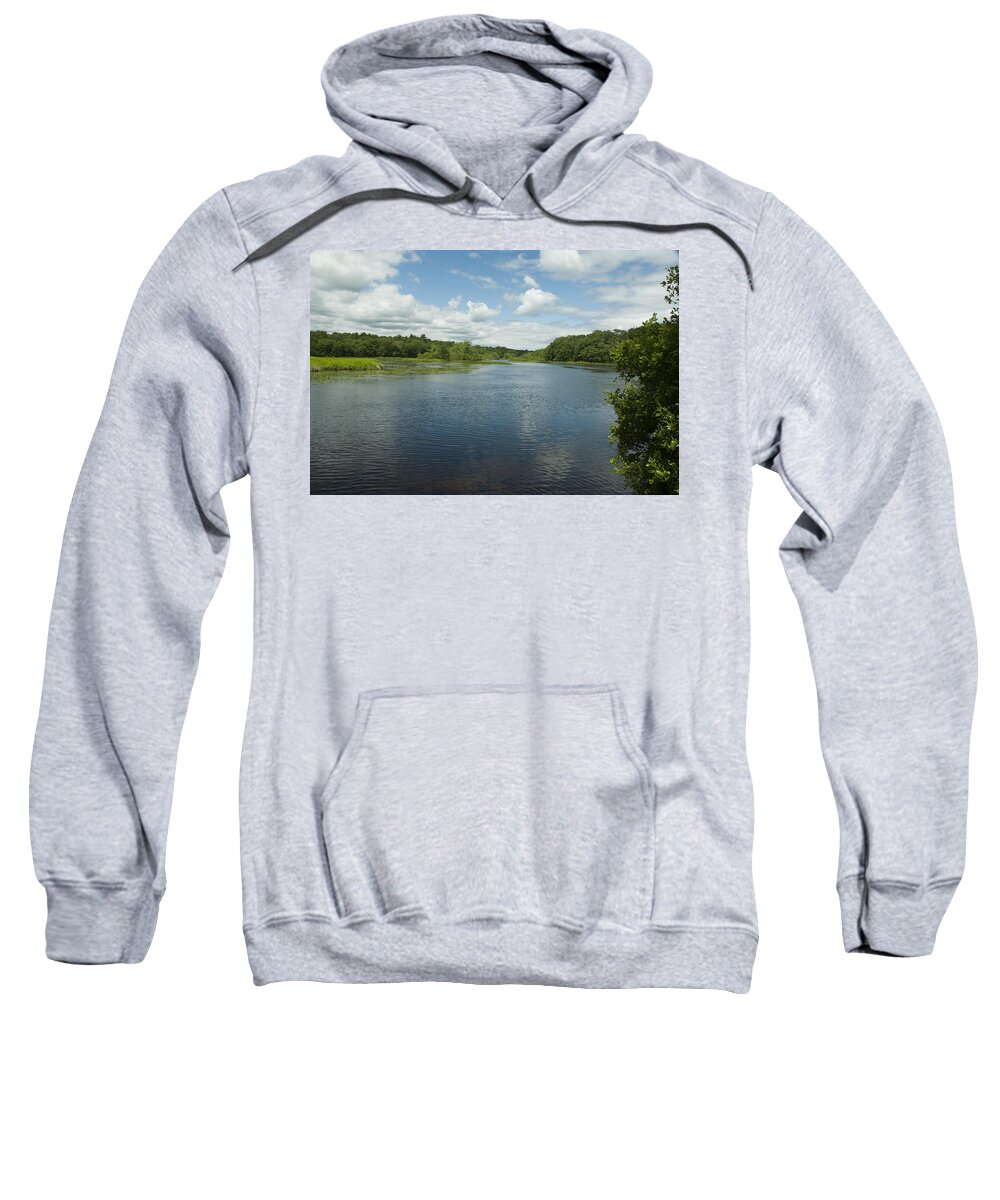 Photography Sweatshirt featuring the photograph Wood River by Steven Natanson