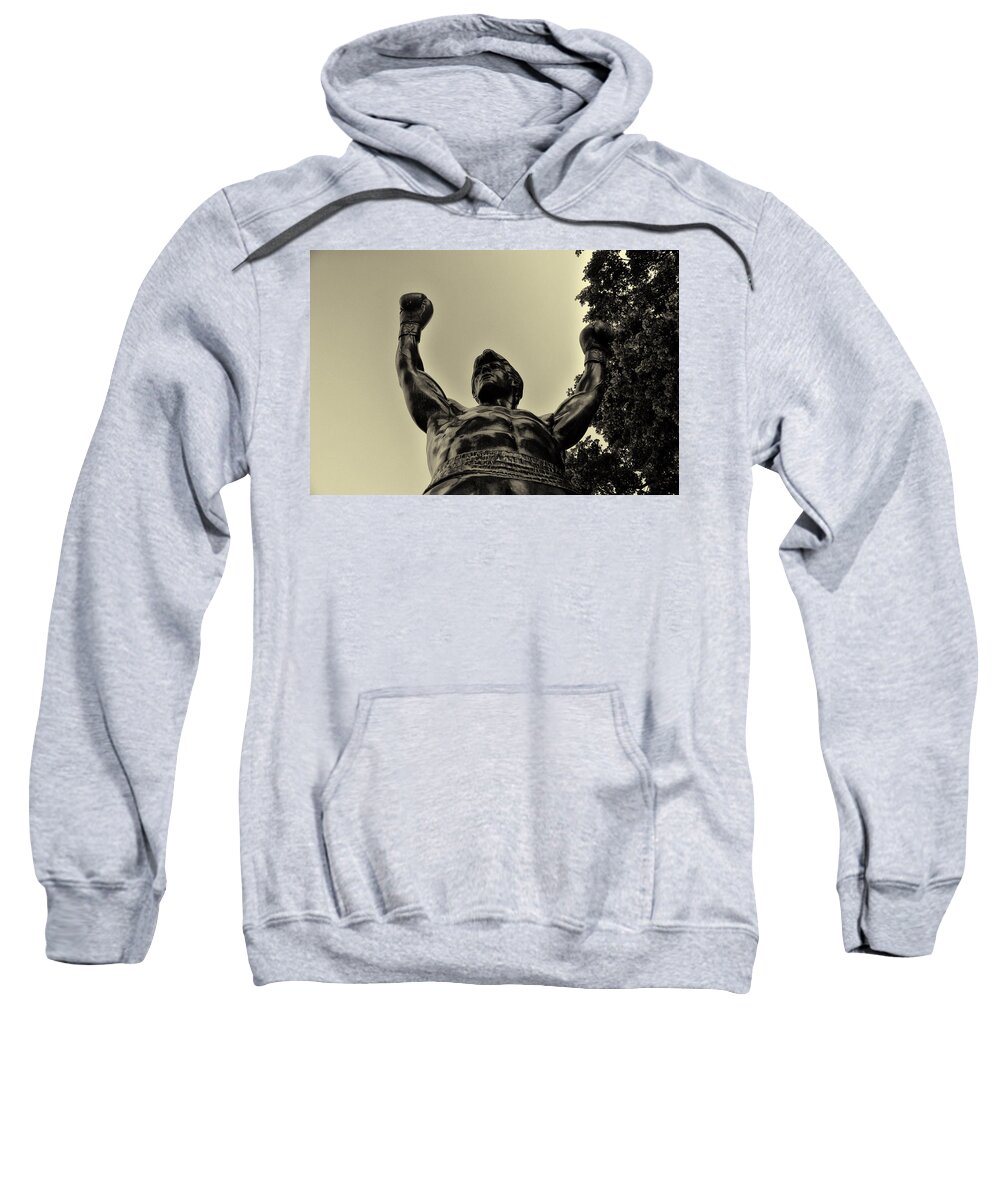 Rocky Sweatshirt featuring the photograph Yo Rocky by Bill Cannon