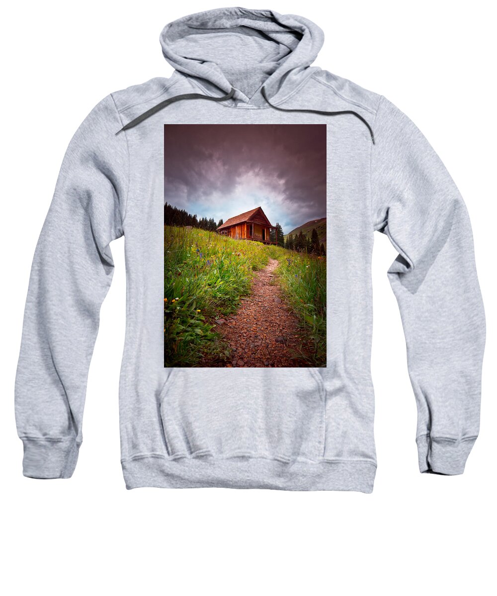 Animas Forks Sweatshirt featuring the photograph Animas Forks #1 by Linda Unger