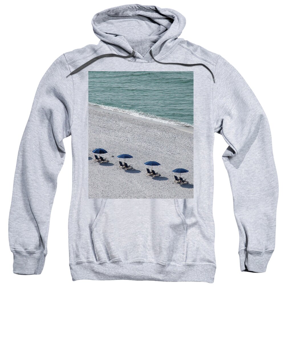 Beach Sweatshirt featuring the photograph Beach Therapy 1 by Marie Hicks