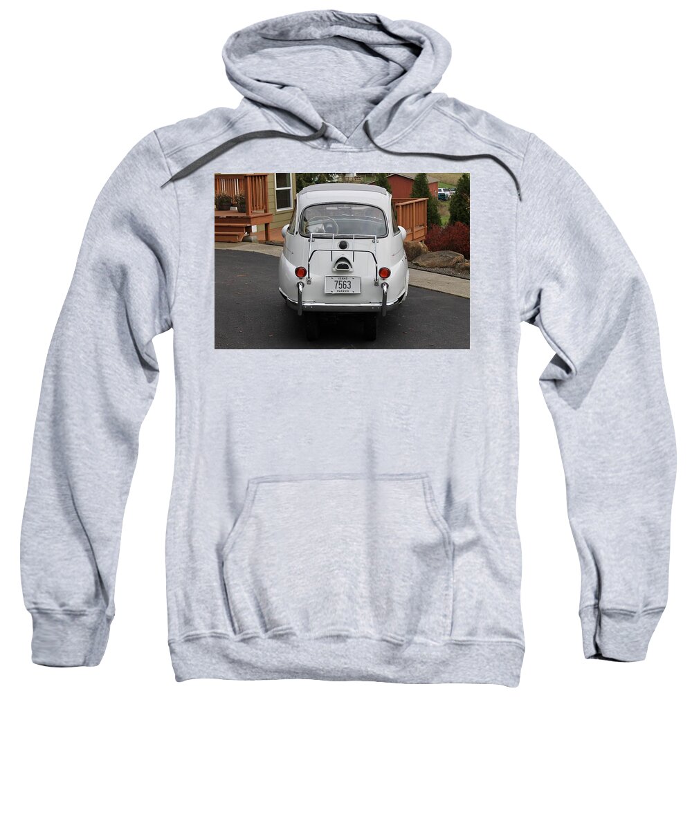 Bmw Isetta 300 Sweatshirt featuring the photograph BMW Isetta 300 #1 by Jackie Russo