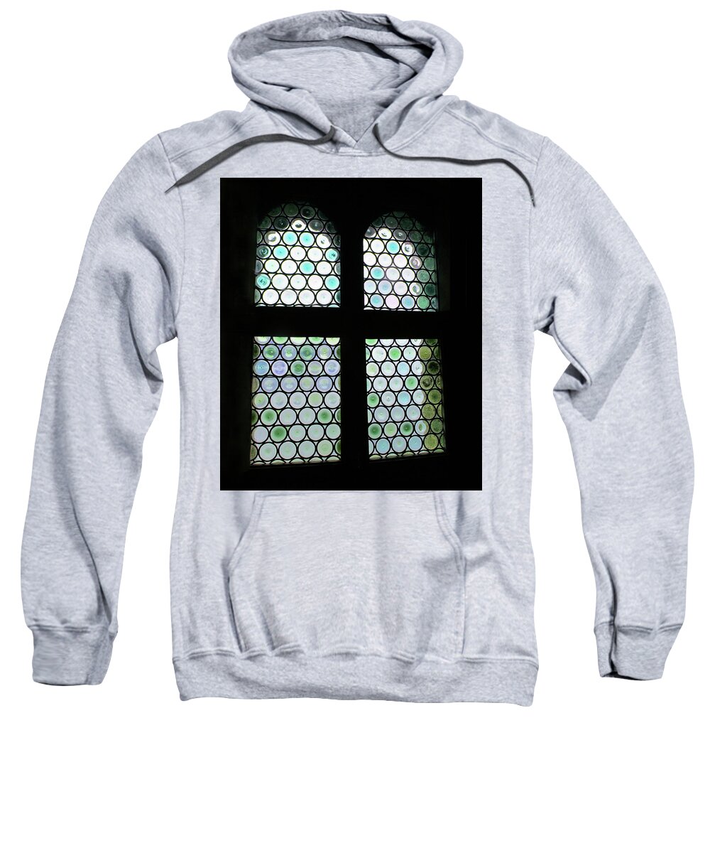  Sweatshirt featuring the digital art Bottle Glass #1 by Lynellen Nielsen