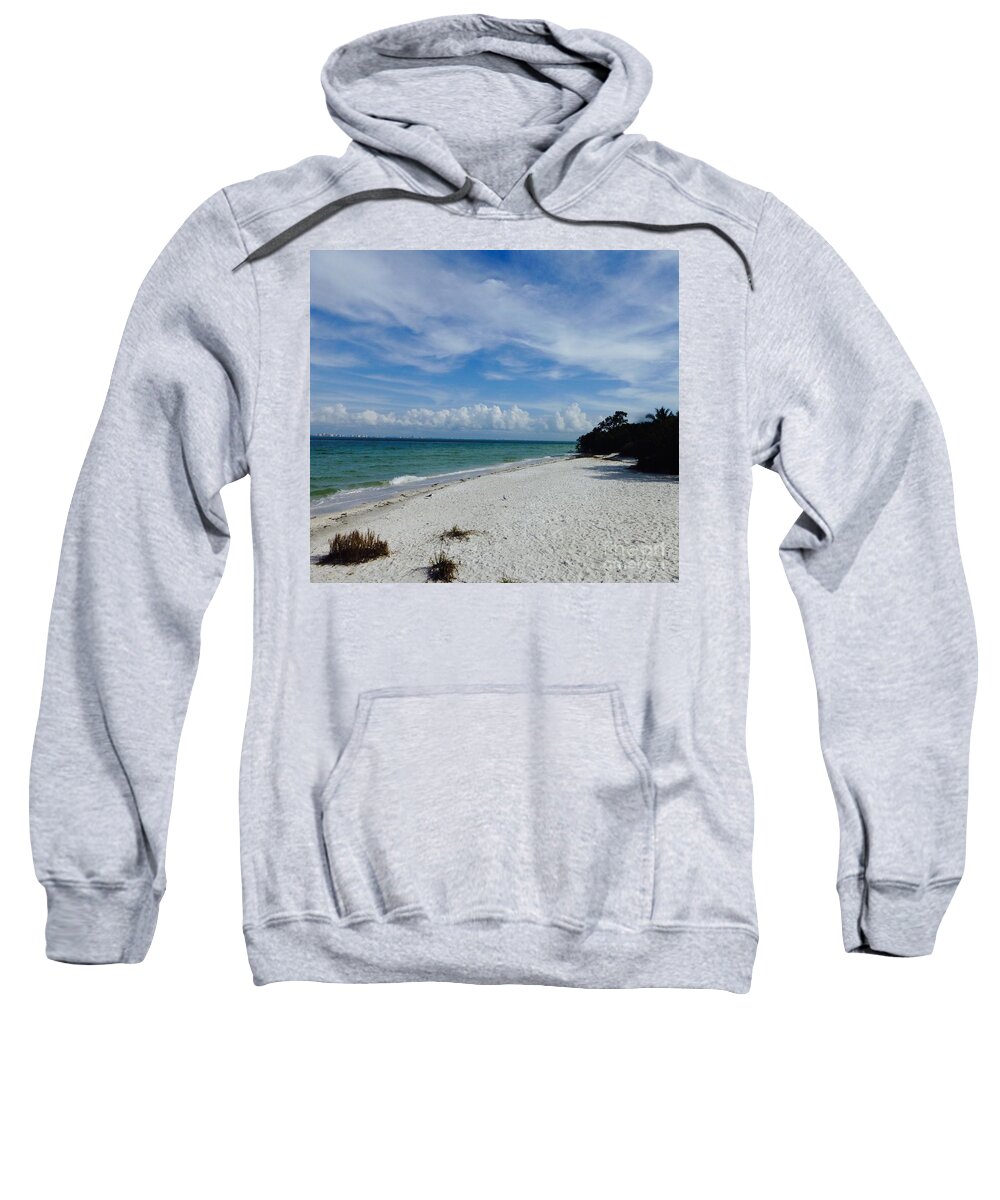 Sanibel Island Sweatshirt featuring the photograph Just Another Day in Paradise #1 by Lib Sargent