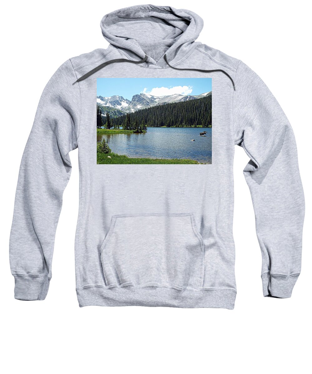United States Sweatshirt featuring the photograph Long Lake Splender #1 by Joseph Hendrix