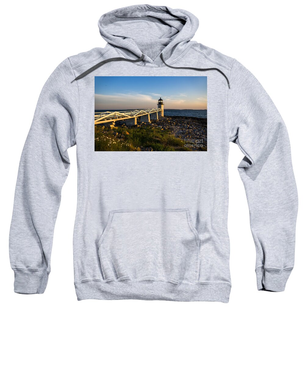 Lighthouse Sweatshirt featuring the photograph Marshall Point Lighthouse #1 by Diane Diederich