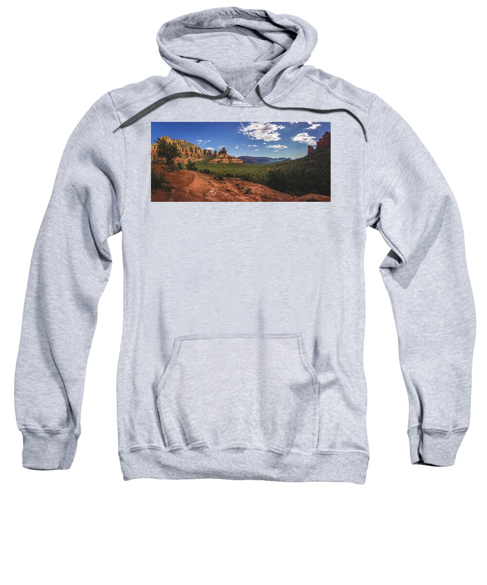 Arizona Sweatshirt featuring the photograph Mormon Canyon Panorama #1 by Andy Konieczny