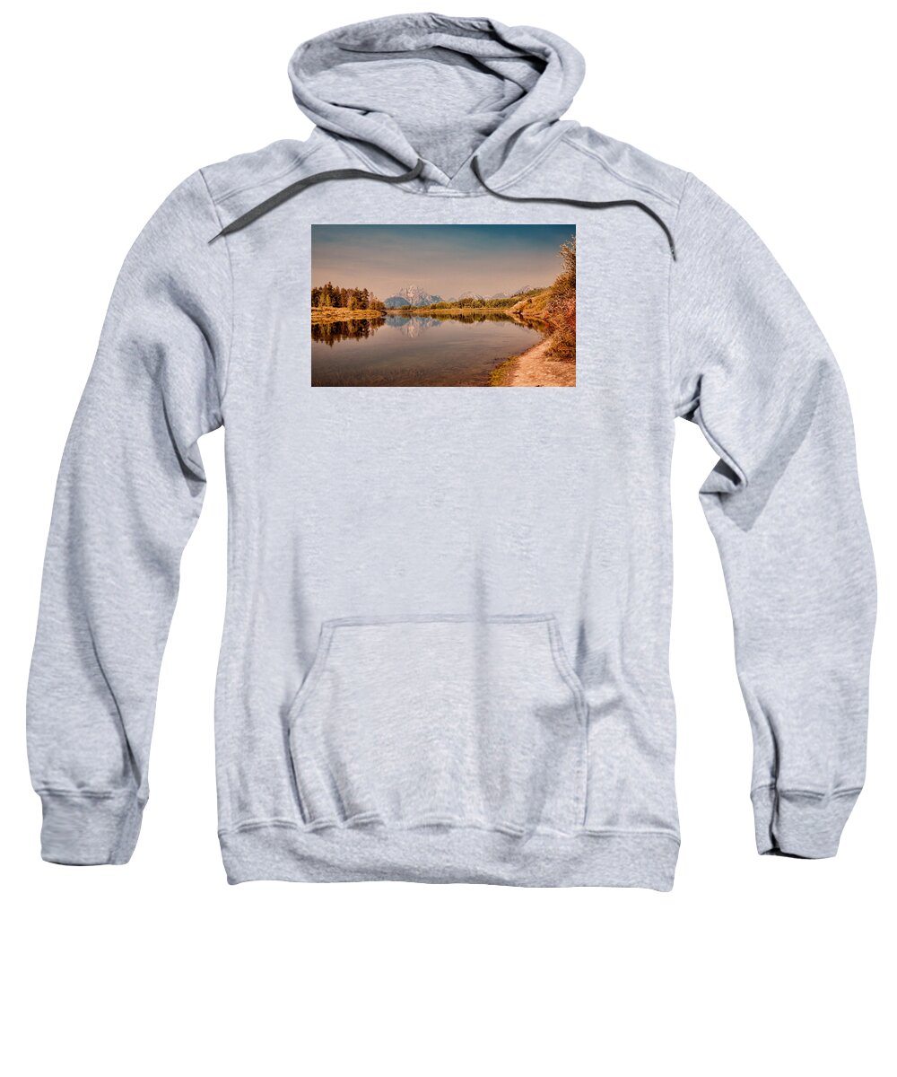 Oxbow Bend Sweatshirt featuring the photograph Oxbow Bend #2 by Cathy Donohoue