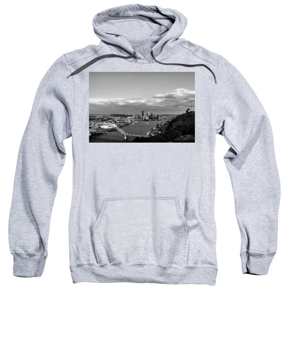 Pittsburgh Sweatshirt featuring the photograph Pittsburgh Skyline #1 by Michelle Joseph-Long