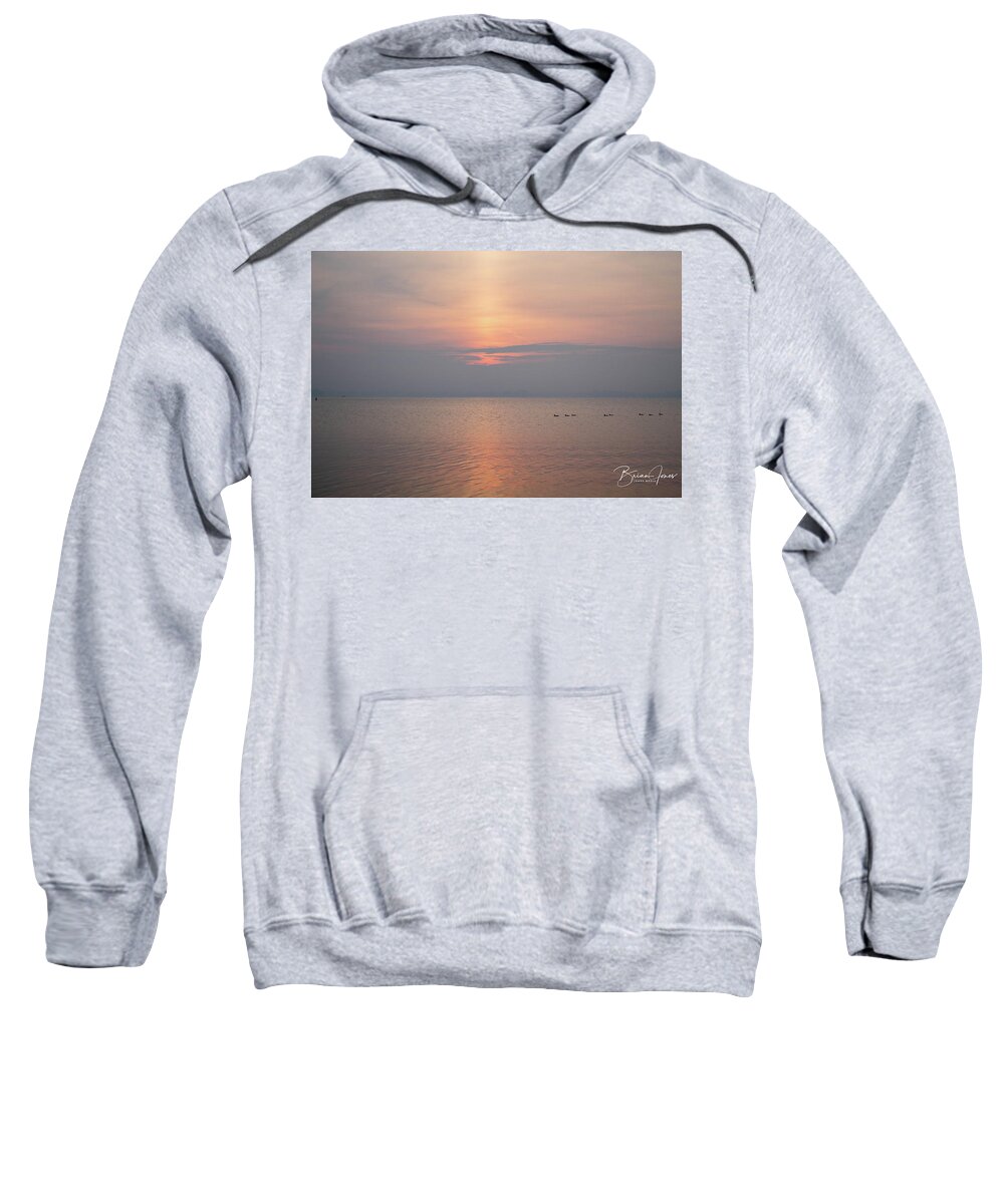  Sweatshirt featuring the photograph Sunset #1 by Brian Jones