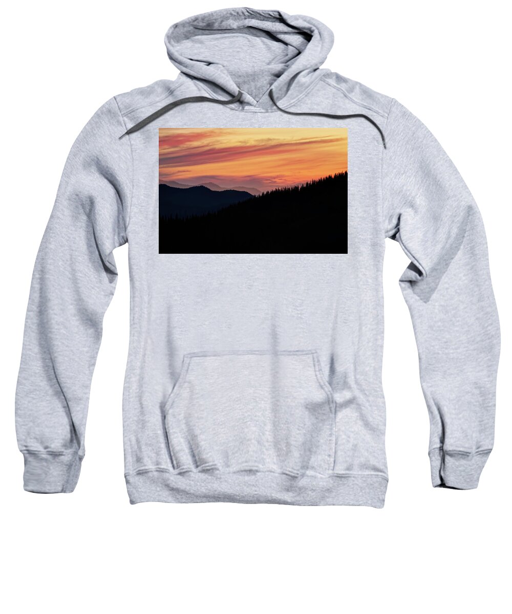 Sunset Sweatshirt featuring the photograph Sunset on the Ridge #1 by Judi Kubes