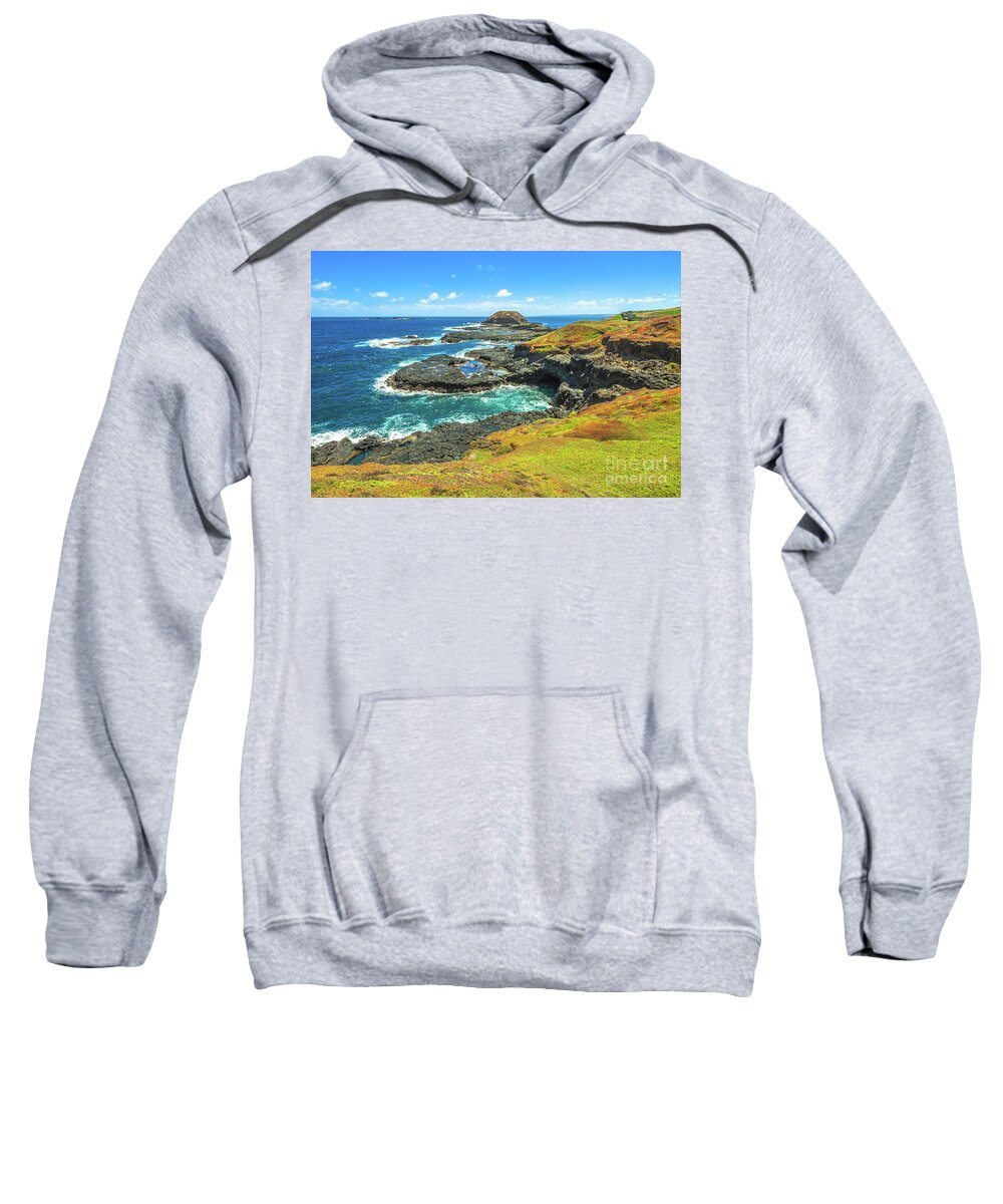 Australian Sweatshirt featuring the photograph The Nobbies Phillip Island #1 by Benny Marty
