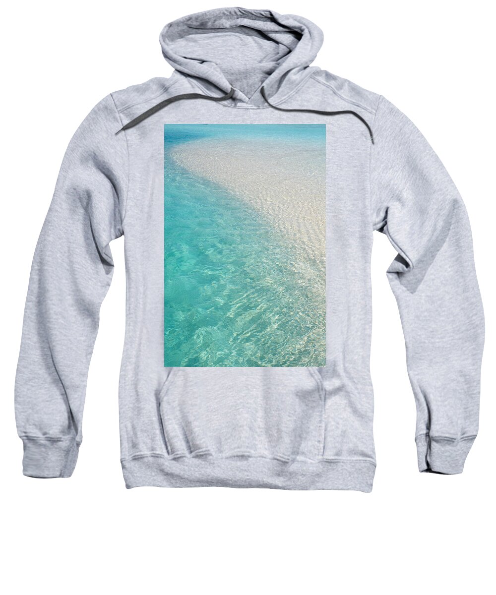 Jenny Rainbow Fine Art Photography Sweatshirt featuring the photograph Water Meditation I. Five Elements. Healing with Feng Shui and Color Therapy in Interior Design #2 by Jenny Rainbow