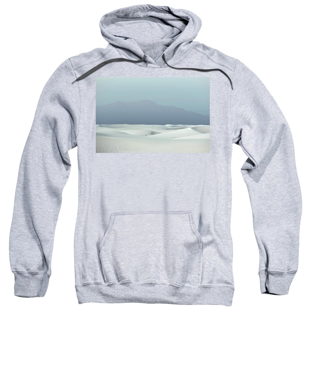 White Sands Sweatshirt featuring the photograph White Sands #1 by David Diaz