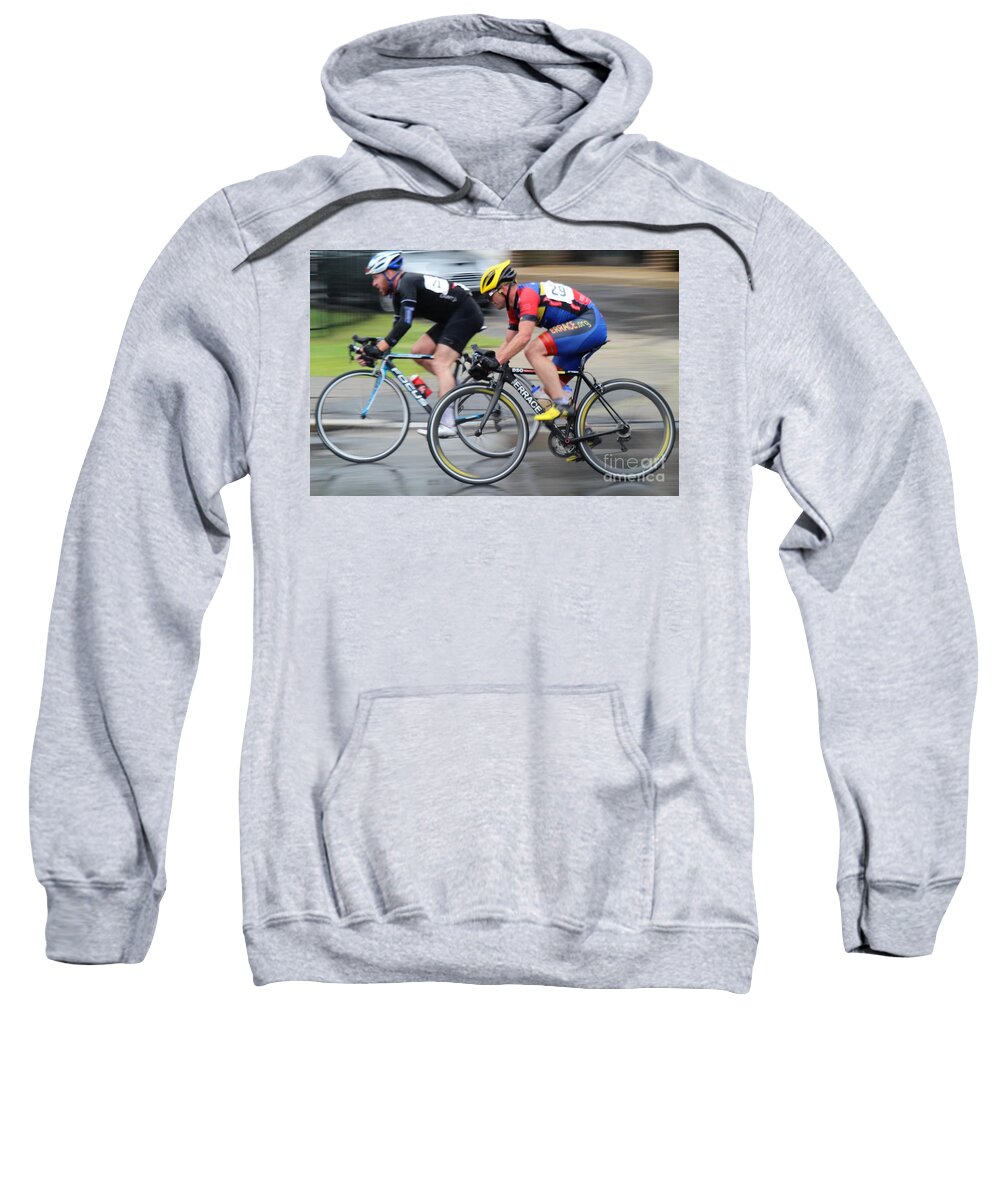 Cycle Racing Sweatshirt featuring the photograph Team ERRACE #11 by Donn Ingemie