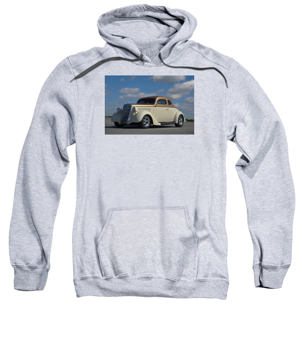 1935 Ford Sweatshirt featuring the photograph 1935 Ford Coupe Hot Rod by Tim McCullough
