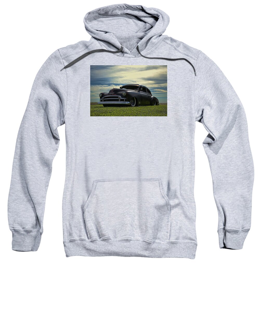 1950 Sweatshirt featuring the photograph 1950 Chevrolet Low Rider by Tim McCullough