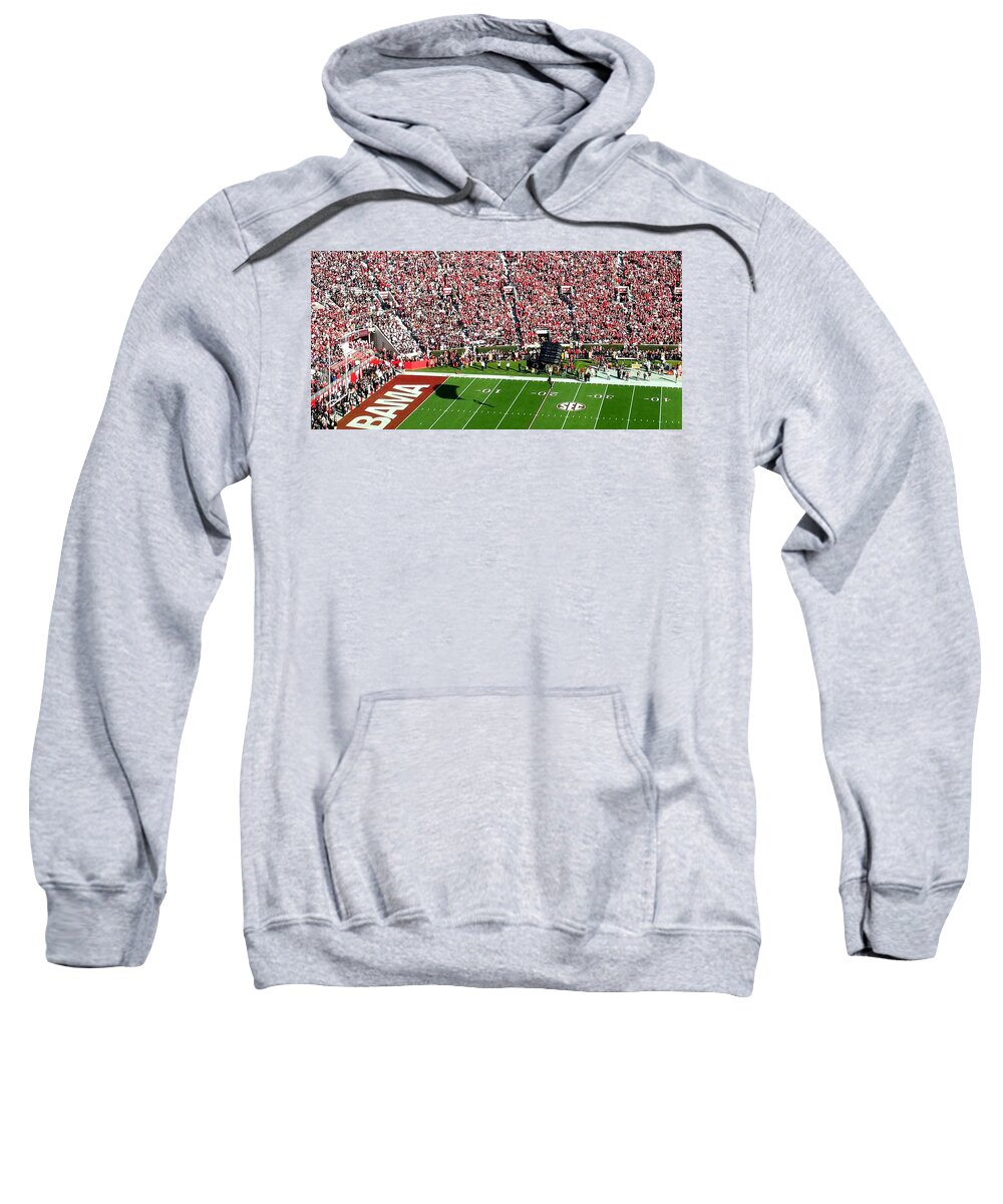 Gameday Sweatshirt featuring the photograph Army Rangers Drop In On Gameday #2 by Kenny Glover