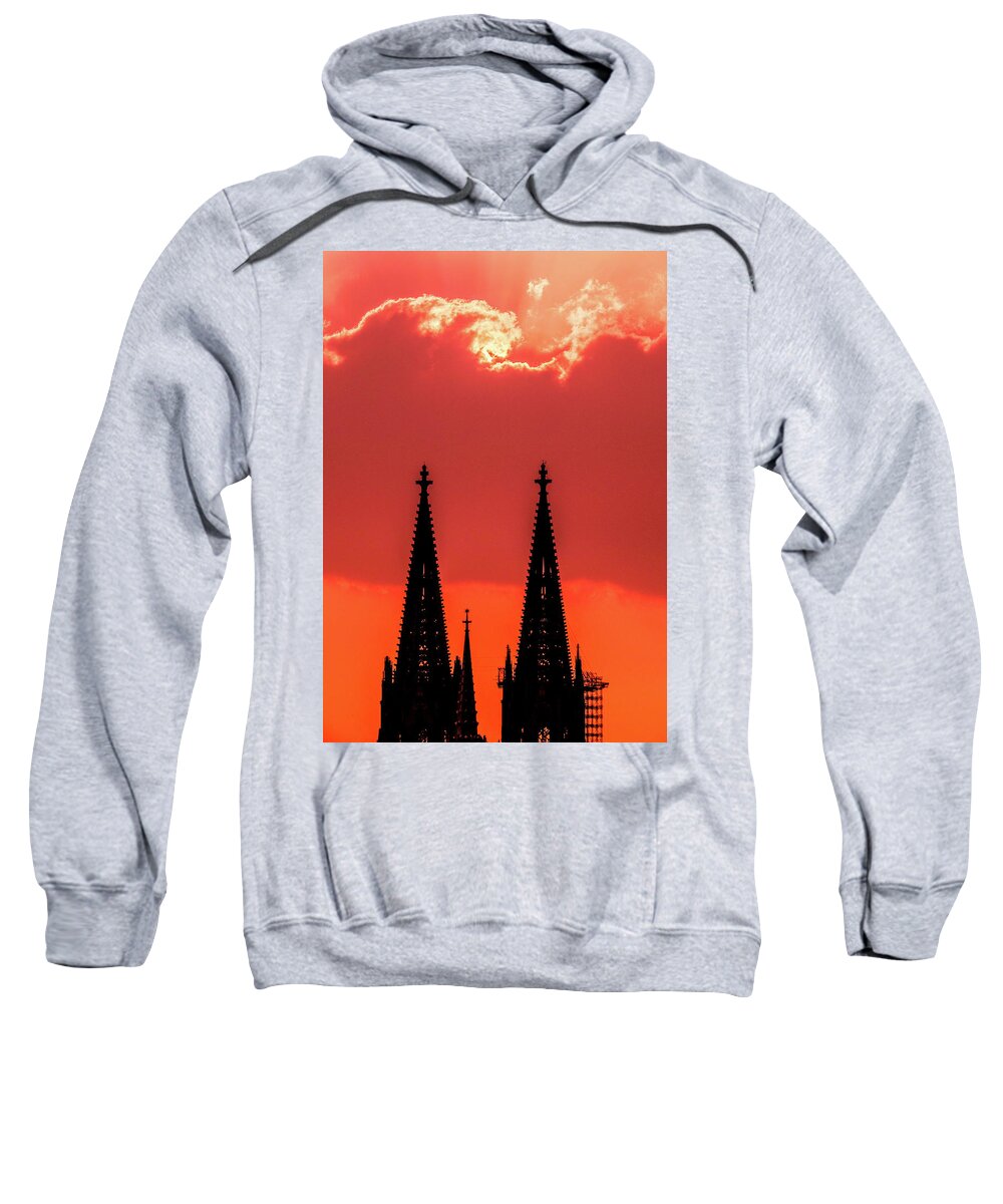 Cologne Sweatshirt featuring the photograph Colorful Sunset #2 by Cesar Vieira