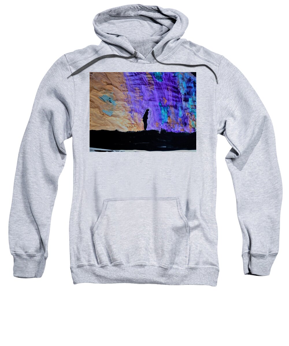 Eternity Sweatshirt featuring the painting E.t.e.r.n.i.t.y. #2 by Love Art Wonders By God
