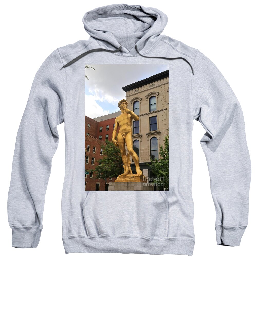 Michelangelo's statue of David, Louisville, Kentucky, USA Adult Pull-Over  Hoodie by Douglas Sacha - Pixels