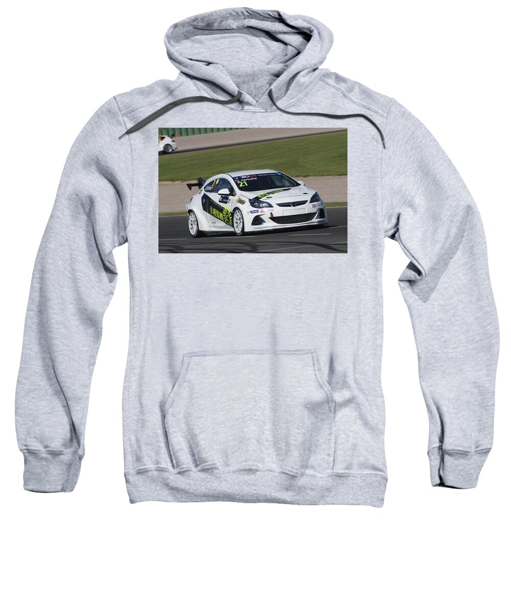 Opel Astra Sweatshirt featuring the digital art Opel Astra #2 by Super Lovely
