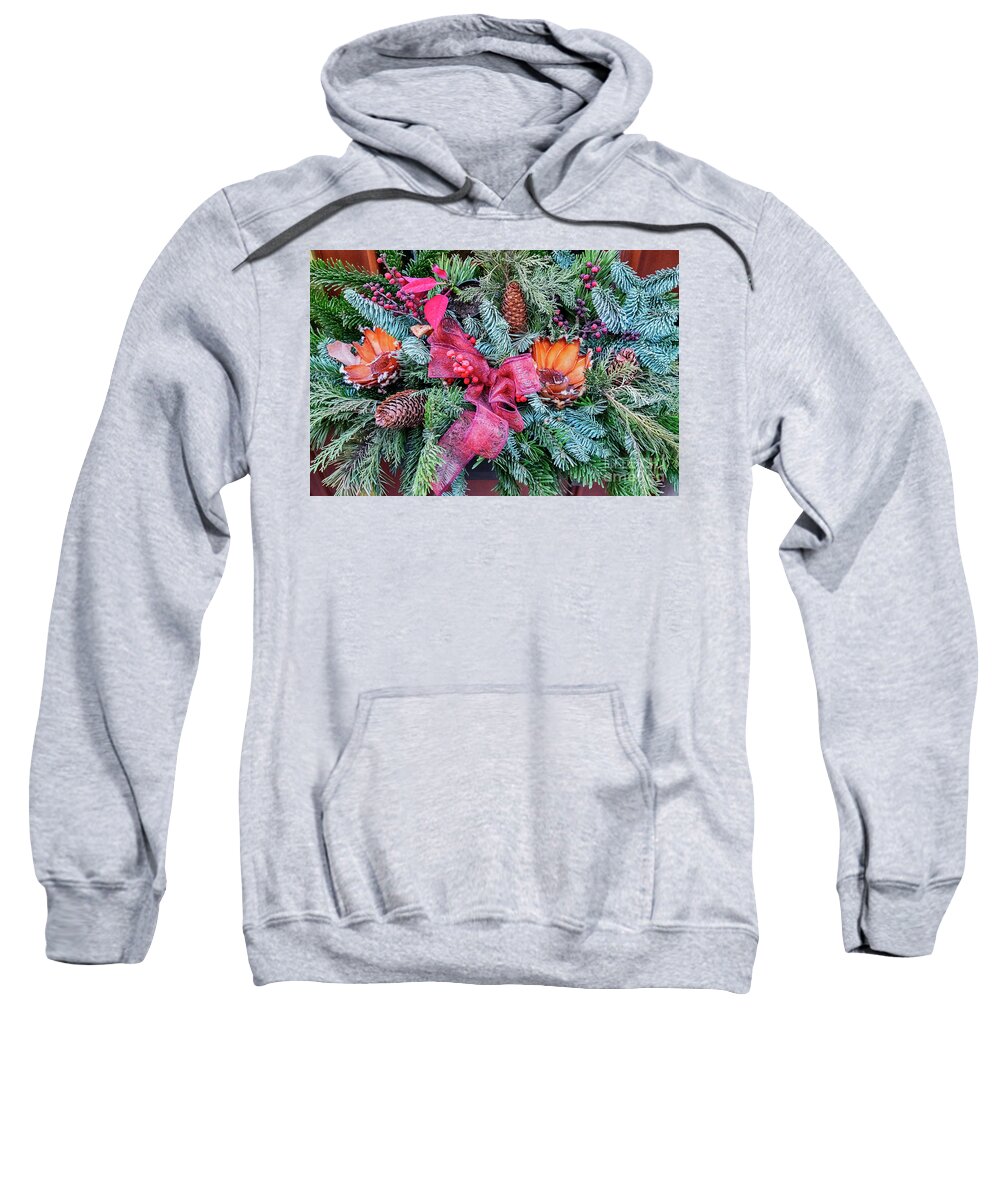 Art Sweatshirt featuring the photograph Traditional Winter Decoration #2 by Ariadna De Raadt