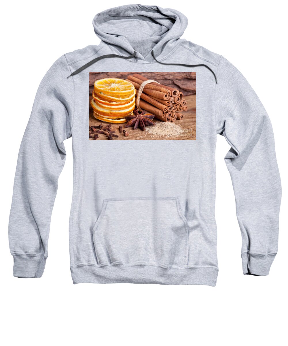 Cinnamon Sweatshirt featuring the photograph Winter Spices #2 by Nailia Schwarz