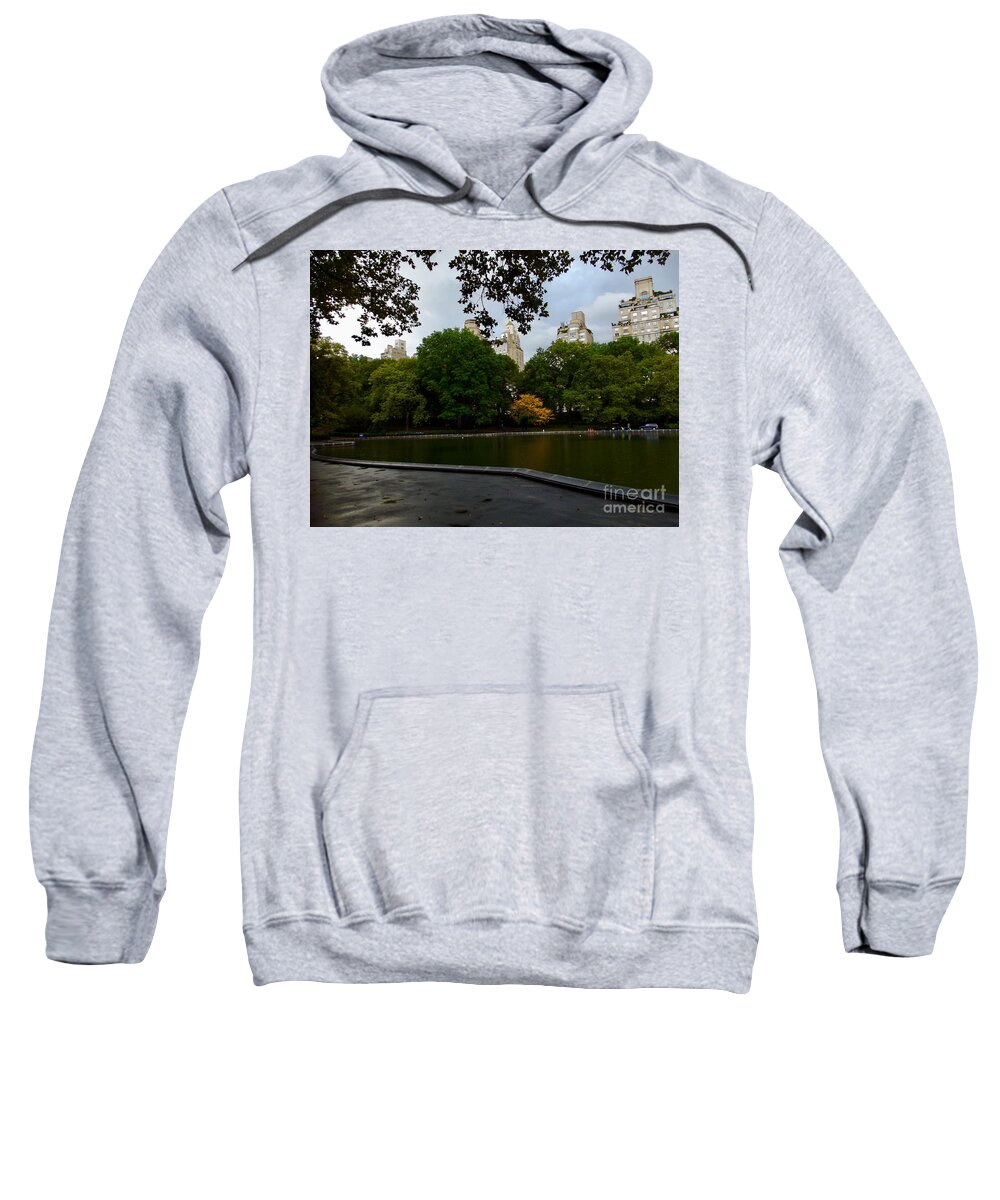 Nyc Sweatshirt featuring the photograph In the Park by Dennis Richardson