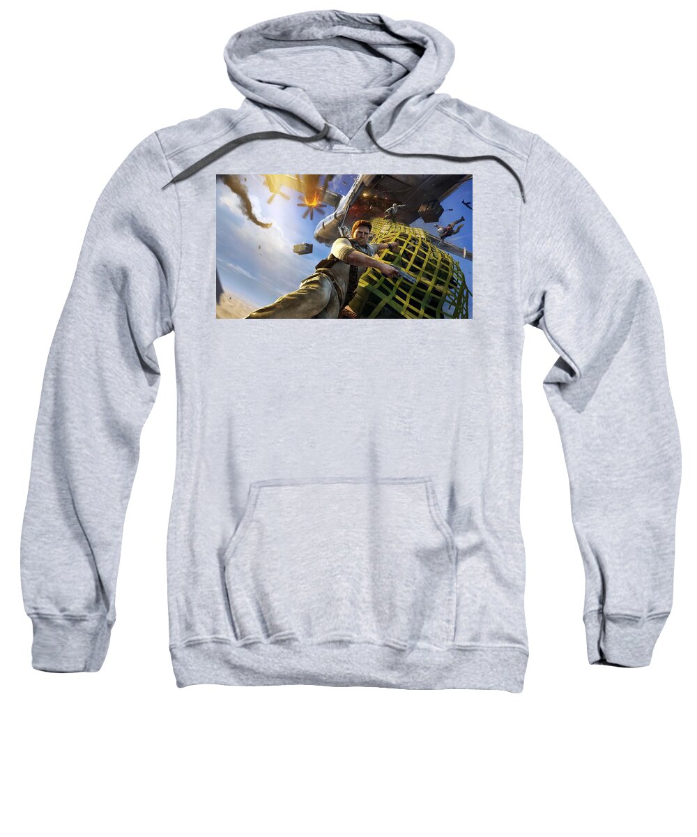 Video Game Sweatshirt featuring the digital art Video Game #25 by Super Lovely