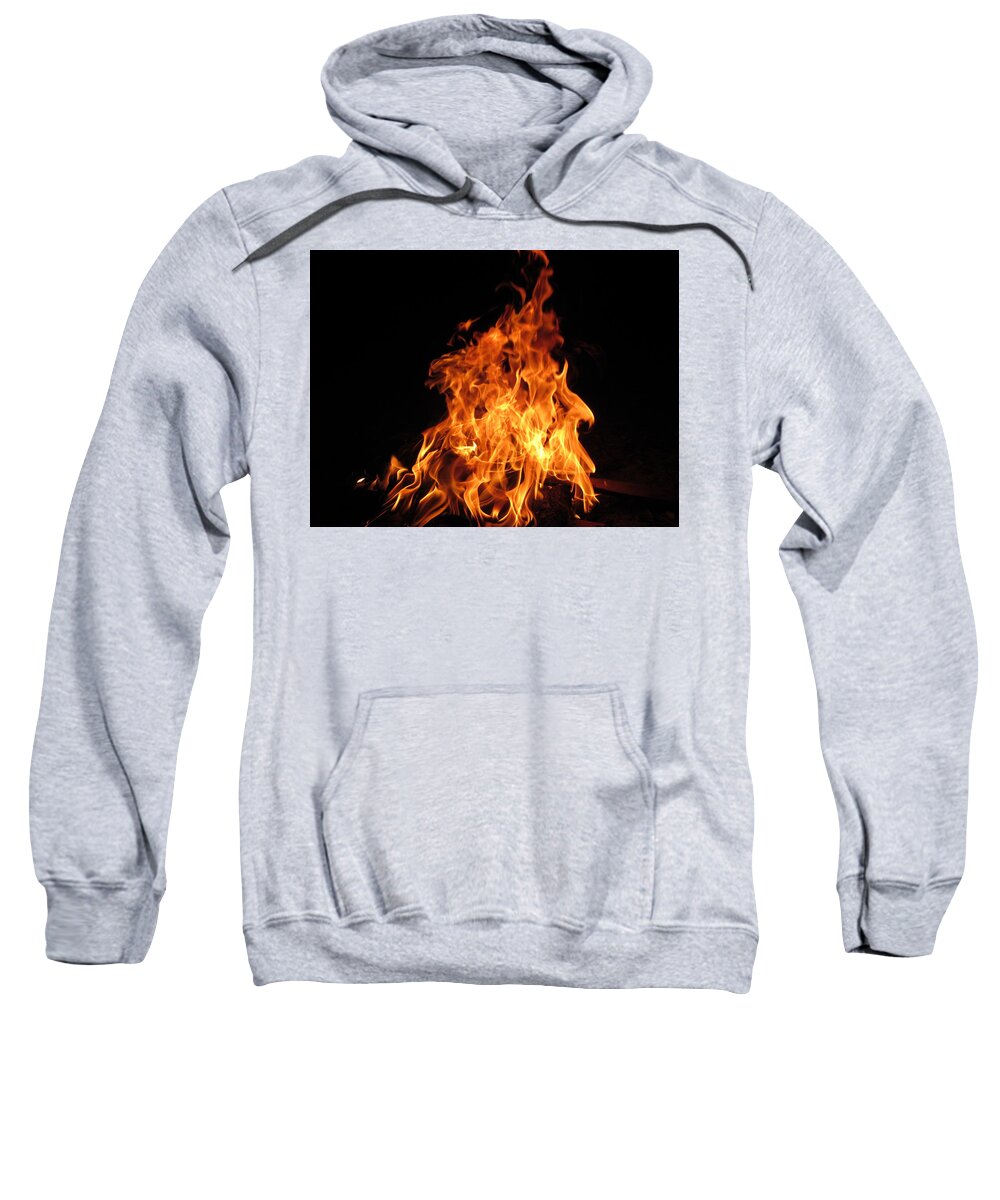 Campfire Sweatshirt featuring the photograph Campfire #3 by Jo Jurkiewicz