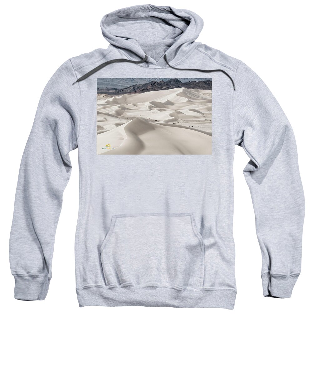 Aerial Shots Sweatshirt featuring the photograph Dumont Dunes 5 by Jim Thompson