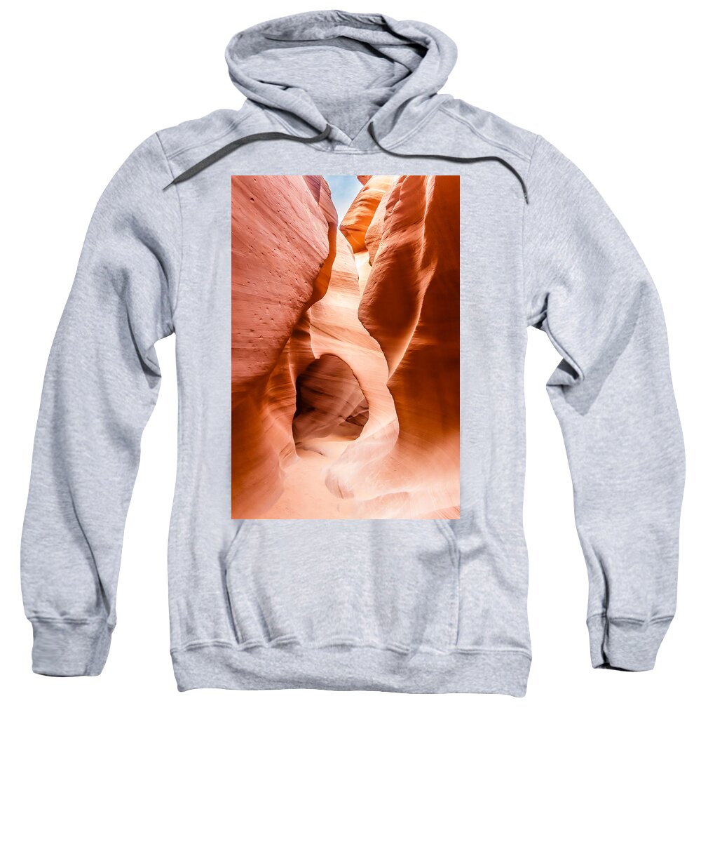 Usa Sweatshirt featuring the photograph Antelope Canyon #6 by SAURAVphoto Online Store