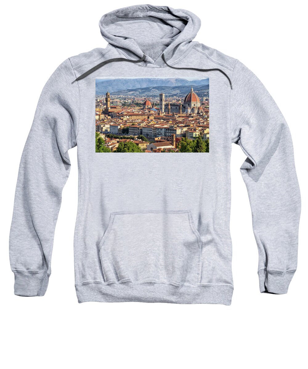 Cityscape Of Florence Sweatshirt featuring the photograph Photographer #7 by Matthew Pace