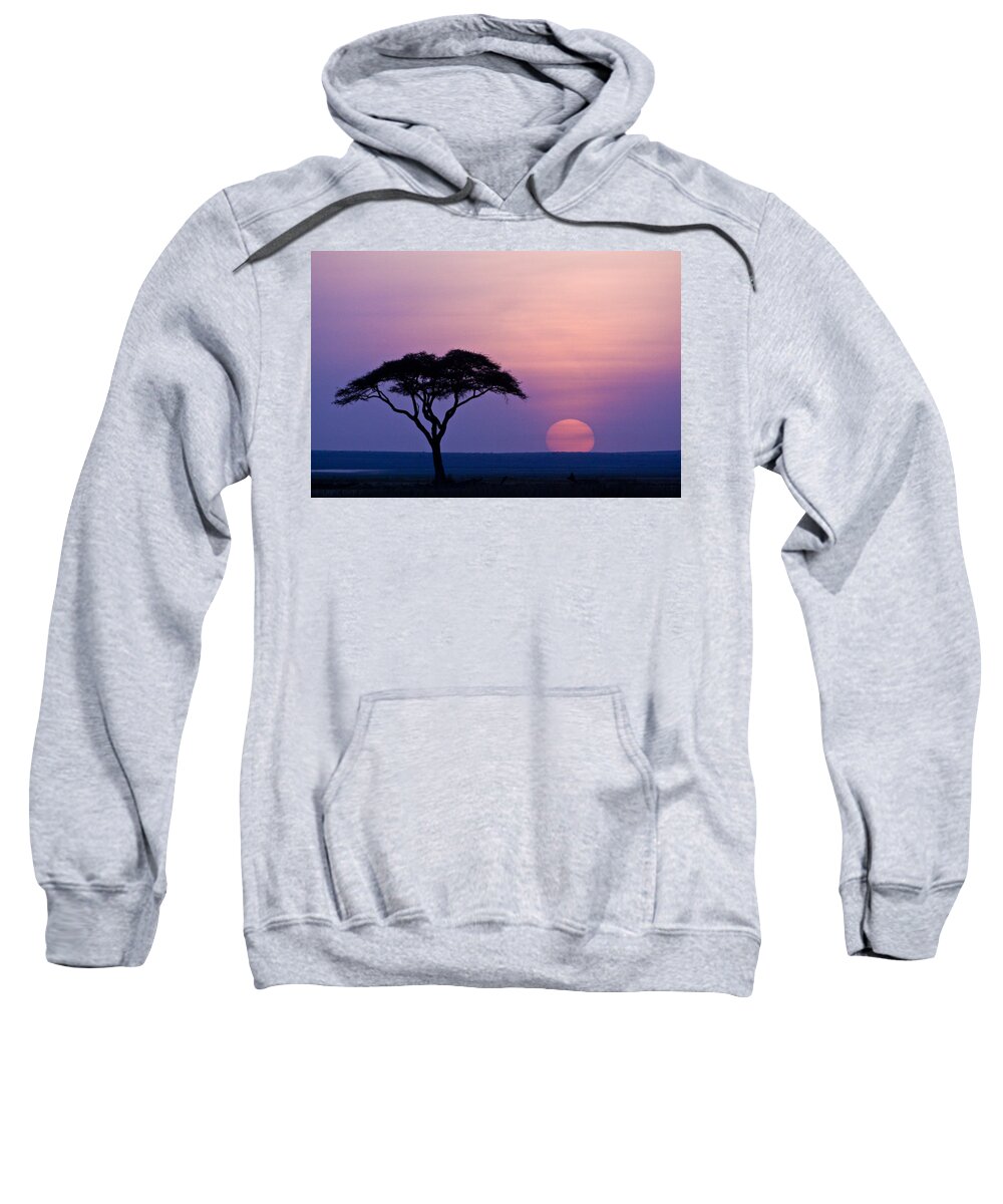 Africa Sweatshirt featuring the photograph African Sunrise #8 by Michele Burgess
