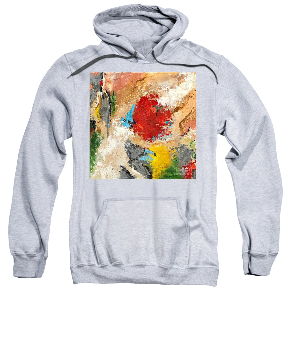 Abstract Sweatshirt featuring the painting A Higher Perspective by Mary Mirabal